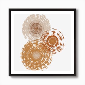 Tree Rings Art Print