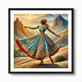 Firefly While We Don T Have Direct Evidence Of How Females Danced In The Indus Valley Civilization, (3) Art Print