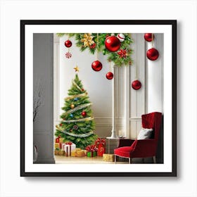 Christmas Tree 11 Art Print