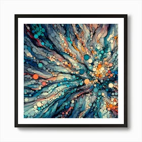 Creative Abstract Visual 126 Art Print