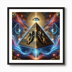 Magical Realms: Exploring the Mystical Landscapes of Egypt Art Print