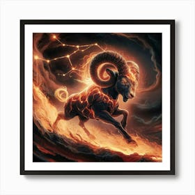 Scorpio Zodiac Sign 23 Art Print