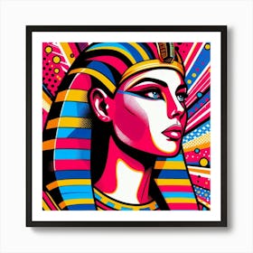 Pop Egyptian Basma Solar Art Print