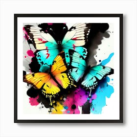 Butterfly Painting 180 Art Print