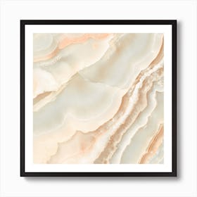 Marble Slab Square Art Print