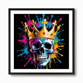 Graffiti Skull 2 Art Print