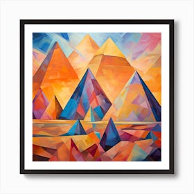 Pyramids Of Giza 1 Art Print