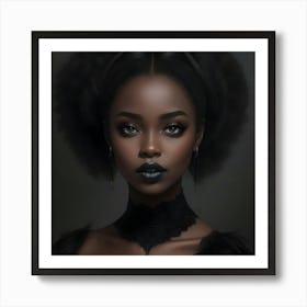 Dark Beauty Enchantment Art Print