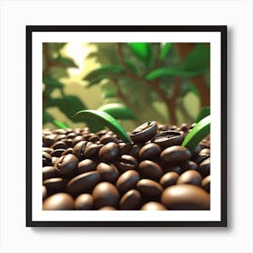 Coffee Beans 92 Art Print