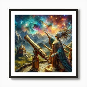 Astronomer paintings art print Art Print