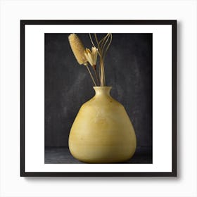 Yellow Vase Art Print
