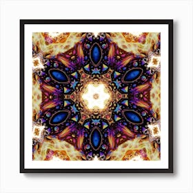 Psychedelic Mandala 92 Art Print