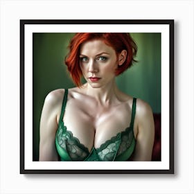 Red Hair Tess Synthesis Art Print