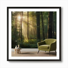 Forest Wall Mural Art Print