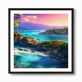 Landscape Hd Wallpaper Art Print