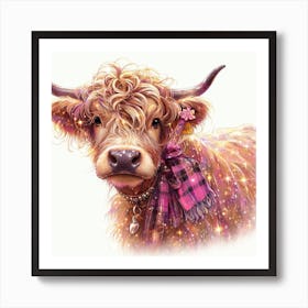 Highland Cow 24 Art Print