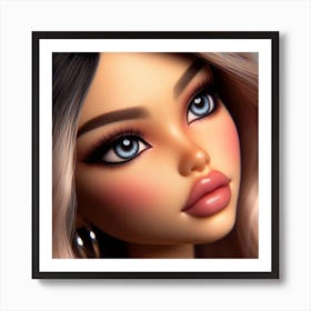 Doll Portrait Art Print