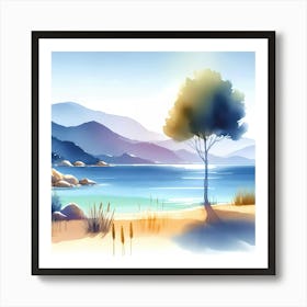 Landscape Painting 59 Art Print