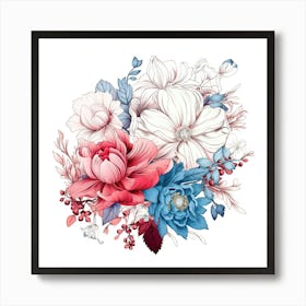 Floral Bouquet 10 Art Print