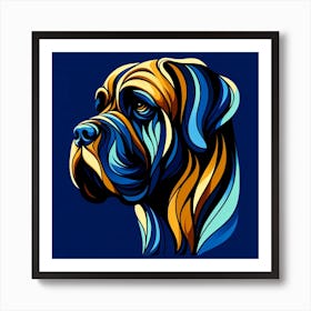 English Mastiff 02 Art Print