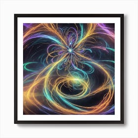 Abstract Fractals Art Print