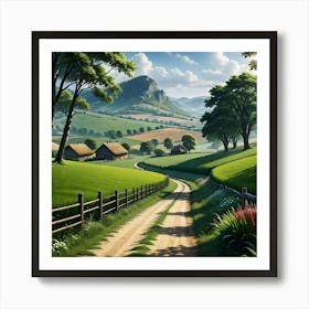 Country Road 5 Art Print