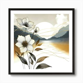 Flowers In The Sky 2 Art Print