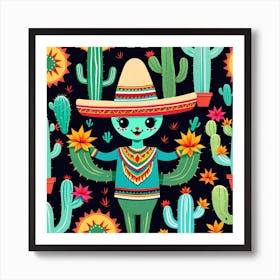 Mexican Cactus 52 Art Print