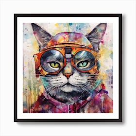 Alcohol In Cat 1 Art Print