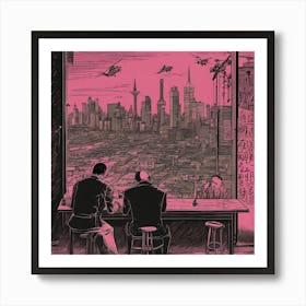 Chinese Bar Art Print