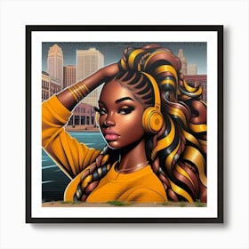 Urban Street Art Art Print