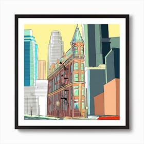 Building Urban Architecture Tower Art Print