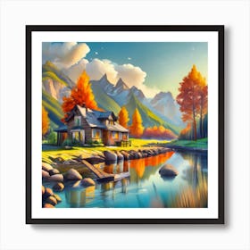 Dream House Illustration Art Print