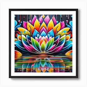 Lotus Flower 41 Art Print