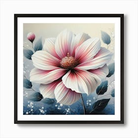 Dahlia Flower Art Print