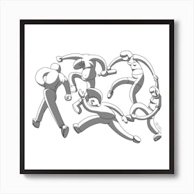 Matissese' Dance Revisited Art Print