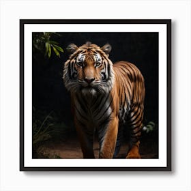 Tiger In The Forest Art Print