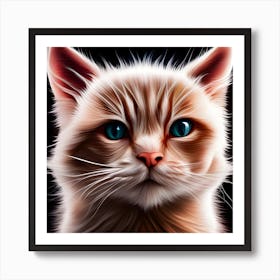 Portrait Of A Cat 5 Art Print