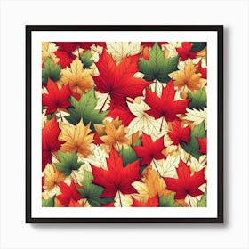 Maple Leaf 9 Art Print