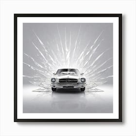 Mercedes Benz Sl Art Print