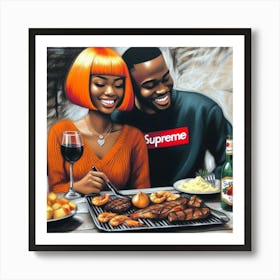 Supreme Couple 6 Art Print