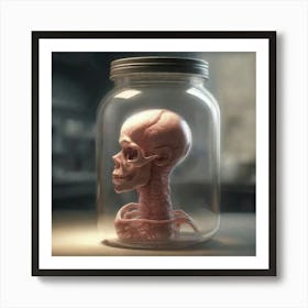 Jar Of Bones Art Print