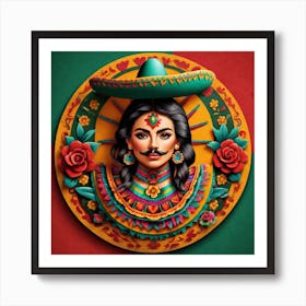 Mexican Woman 18 Art Print