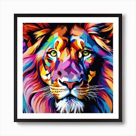 Lion Painting Art Print