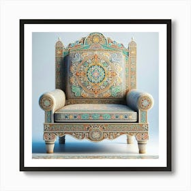 Ornate Chair 15 Art Print