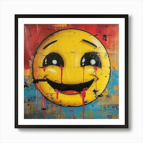 Death by Happiness Art Print