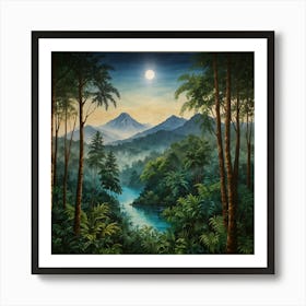 Jungle Mural Art Print