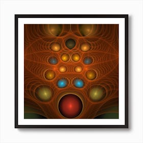 Fractal Fantasy Design Swirl Art Print