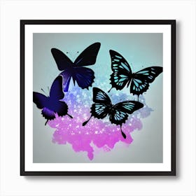 Butterfly Stock Videos & Royalty-Free Footage 4 Art Print