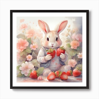 Stupell Industries Bunny Rabbit Resting in Bed Off-White Pink by Lucia  Heffernan Unframed Animal Wood Wall Art Print 12 in. x 12 in.  ae-156_wd_12x12 - The Home Depot